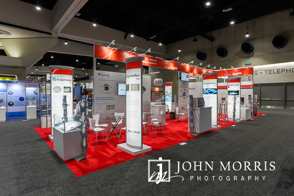 Booth photographed before the opening of the Exhibit hall by Professional Booth and Exhibit Photographer at the San Diego Convention Center