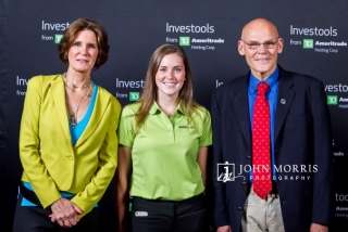 Meet and Greet photo op for a conference attendee and James Carville and Mary Matalin